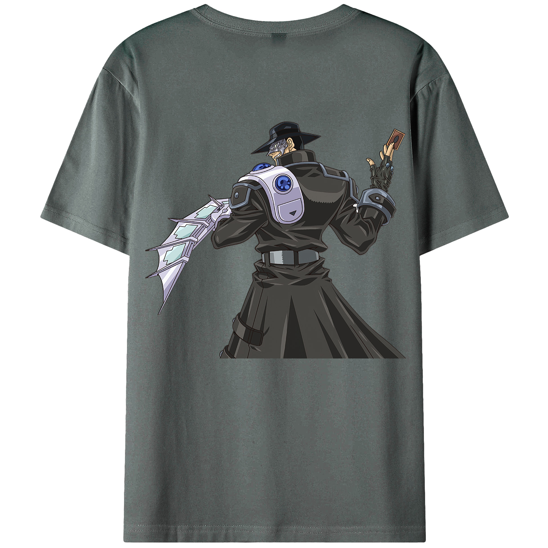 （画像用） 遊☆戯☆王 Yu-Gi-Oh! 綿100％ メンズ半袖Tシャツ（バックプリント） 通気性